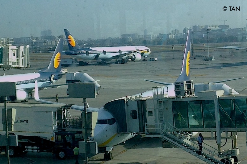 Jet airways aircraft Mumbai airport