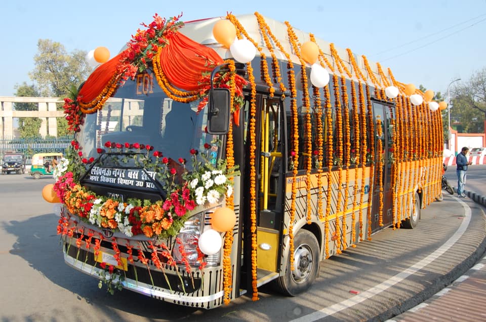 Electric bus_Tata Motors_Flag off in Lucknow