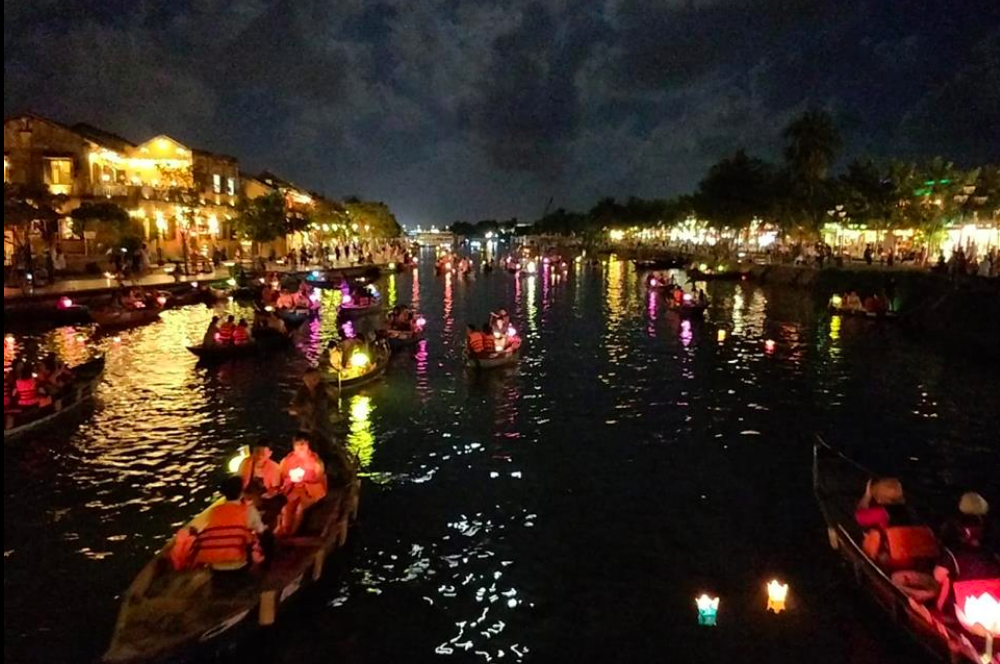 Lantern festival at Hoi An Vietnam