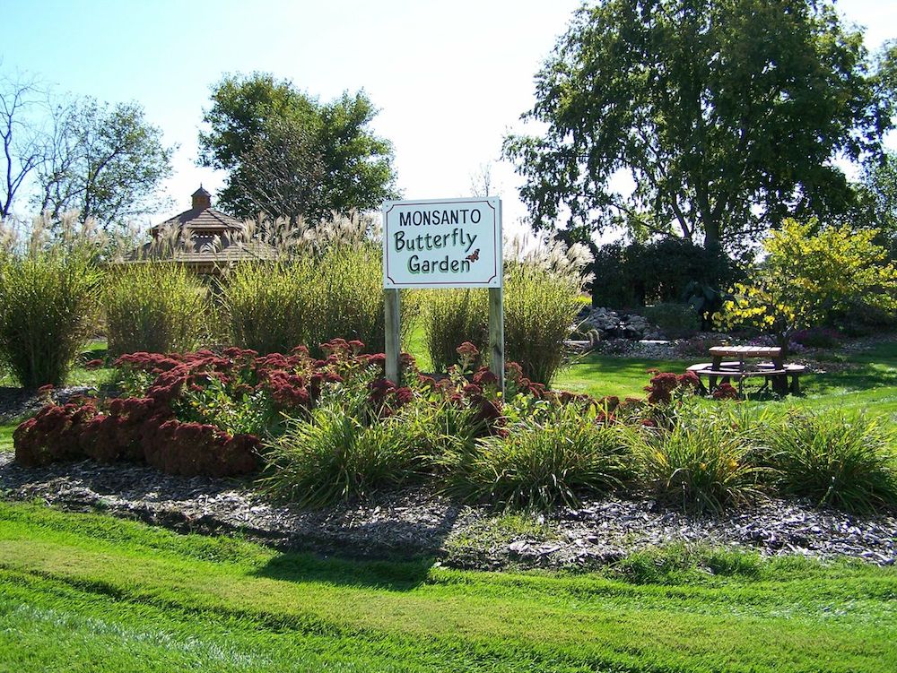 Butterfly garden in Muscatine, Iowa, US, Bowling tournament