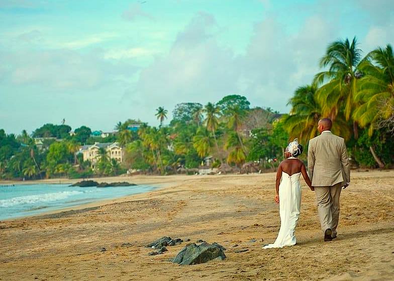 Tobago beach wedding