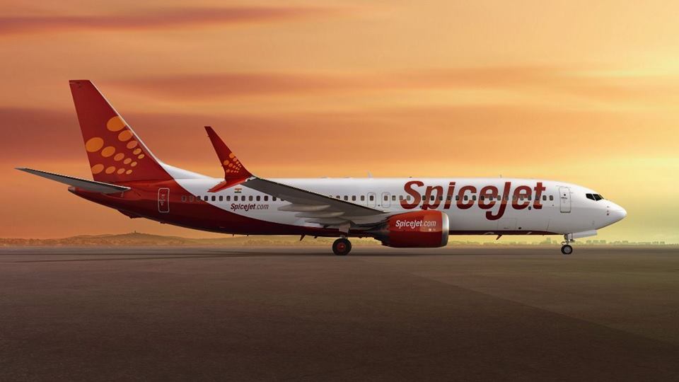 SpiceJet Boeing 737 Max aircraft, nonstop flight