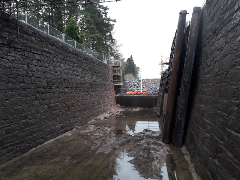 Caledonian Canal under repair