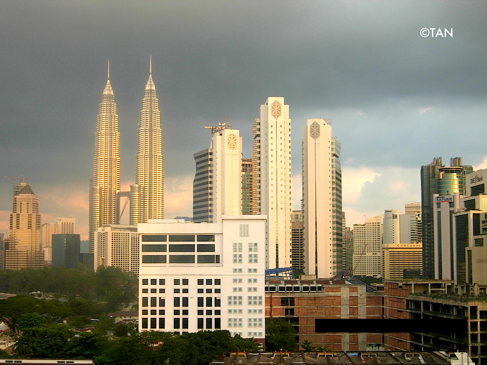 Petronas Towers in Kuala Lumpur, Malaysia's tourism