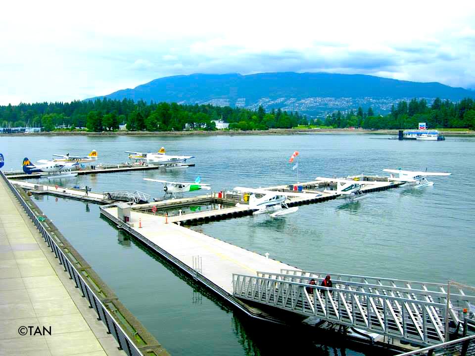 Seaplane terminal at Canada Place in Vancouver, British Columbia tourism