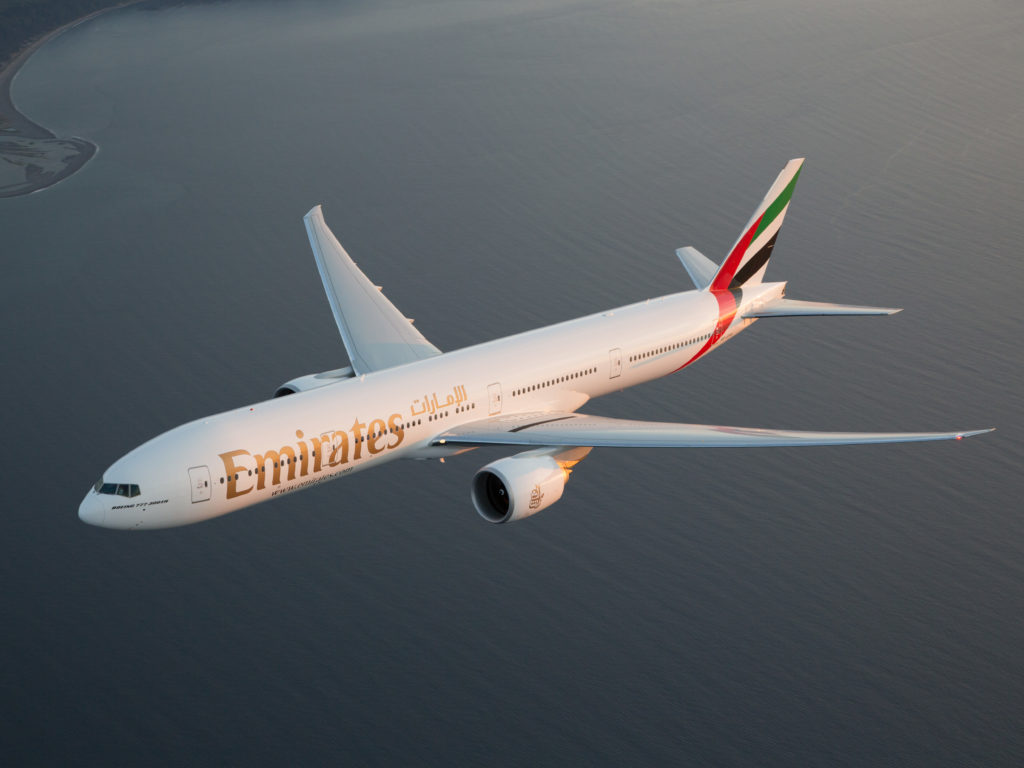 Emirates' newest Boeing 777-300 ER aircraft