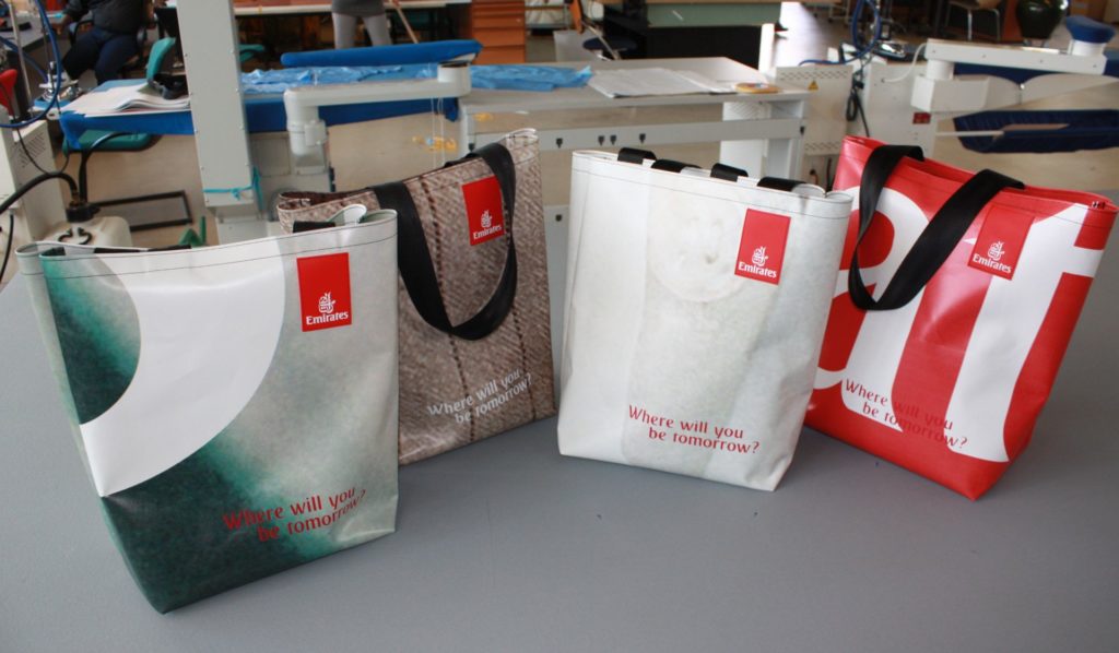 Emirates recycled bags