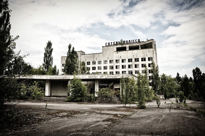 The abandoned town of Prypyat
