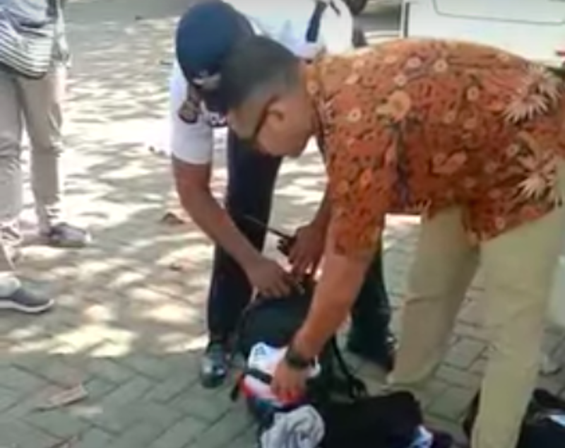 Indian family caught stealing from Bali hotel