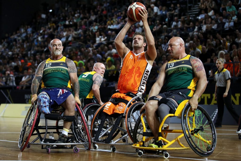 Invictus wheelchair basketball