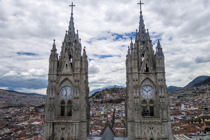  A church in Quito, Ecuador.