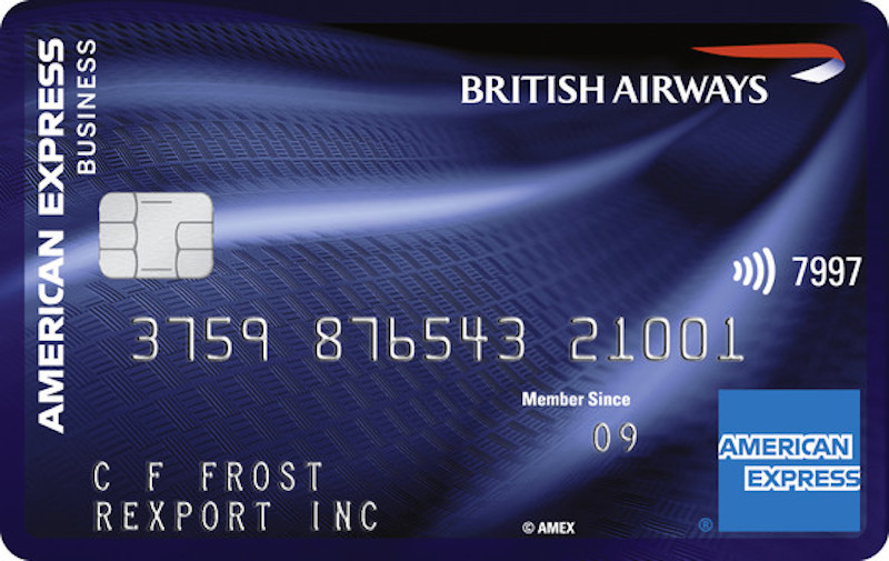 American Express and British Airways credit card
