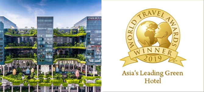 PARKROYAL on Pickering won Asia’s Leading Green Hotel title 