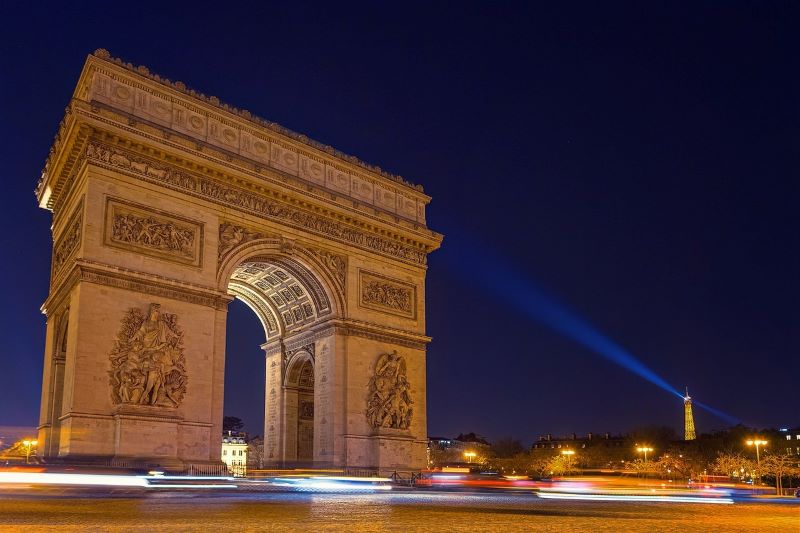 Arc De Triomphe in Paris, one of France’s iconic sites