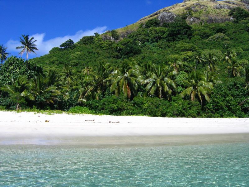A beach in Fiji
