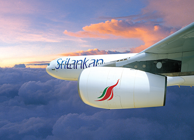 A SriLankan aircraft.
