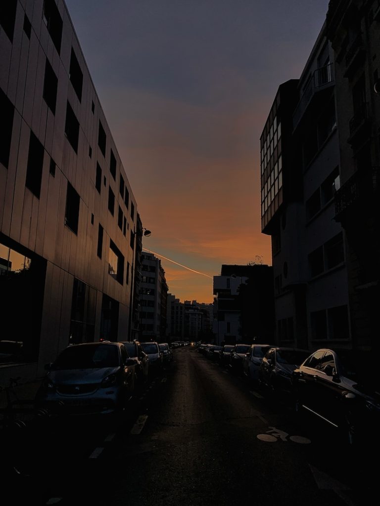 Paris dusk