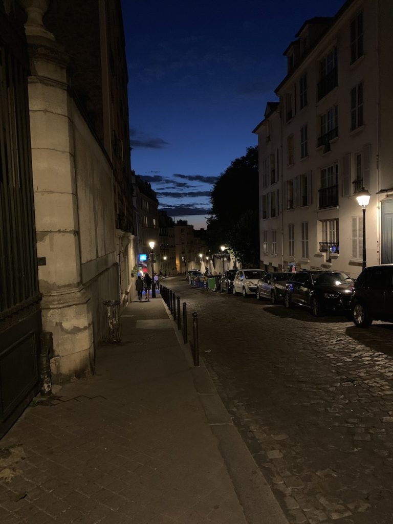 Paris dusk