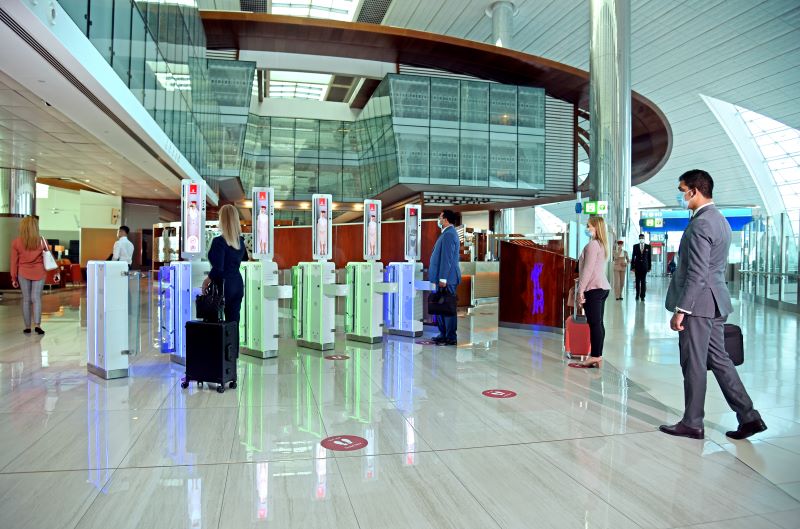 Emirates biometric path