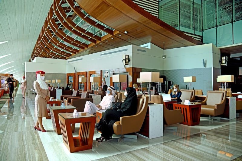 Emirates Business Class Lounge