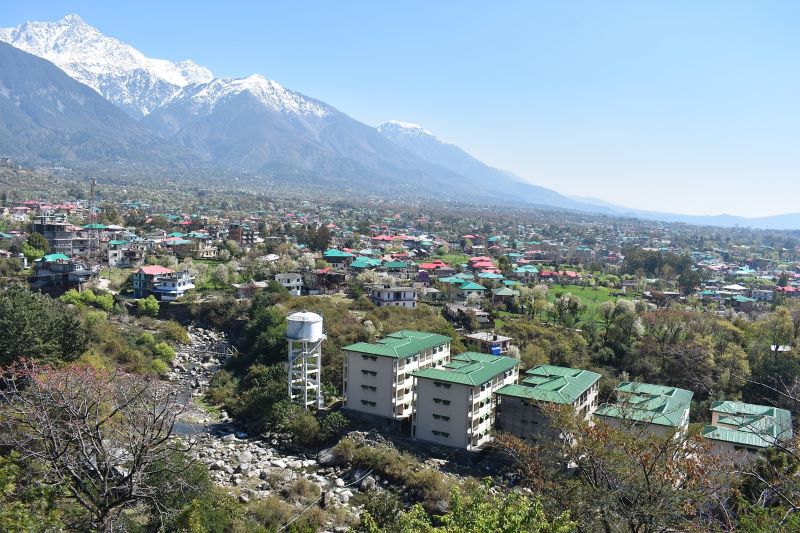 Dhauladhar range in Dharamshala, Himachal Pradesh, India