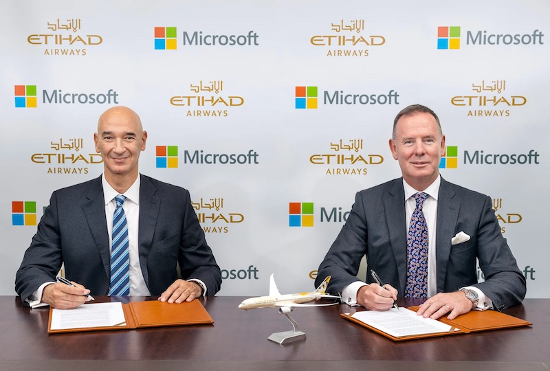 Etihad Microsoft sustainability strategy