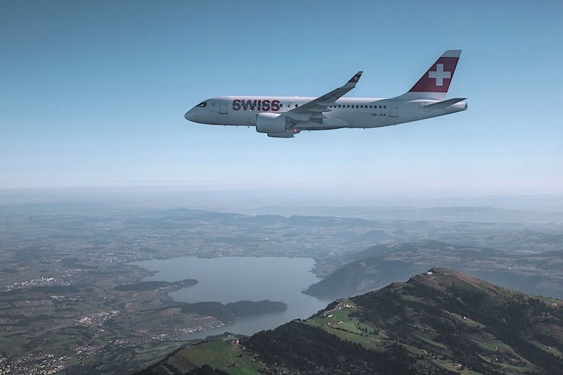 A SWISS aircraft