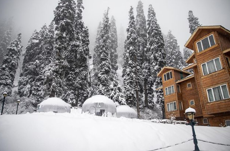 Kashmir glass igloo