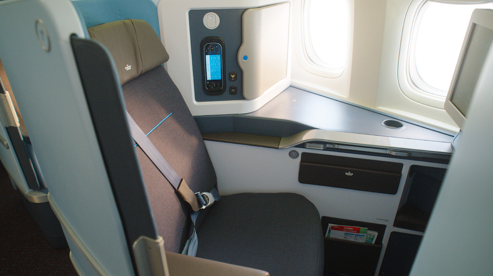 KLM's World Business Class seat