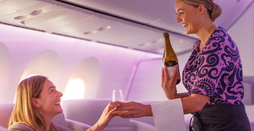 Air New Zealand wine