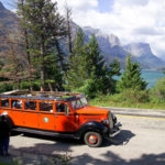 Red Bus-Glacier National Park US