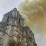 Notre-Dame in Paris on fire