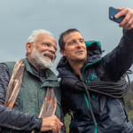 Bear Grylls with PM Modi
