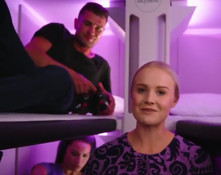 Air New Zealand Testing Sleeping Pods For Economy Class Passengers Tan